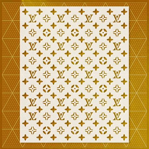 louis vuitton monogram stencil|Louis Vuitton stencils free download.